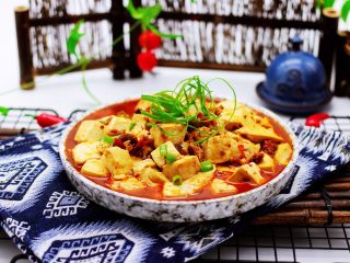 16、超级诱人无敌下饭的麻辣豆腐,成品一