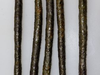 8、樱花寿司,重复步骤3-7依次做好5条。