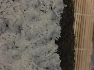 8、小米寿司,建议最上面不要铺满