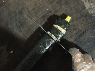 13、小米寿司,然后就是切寿司了。