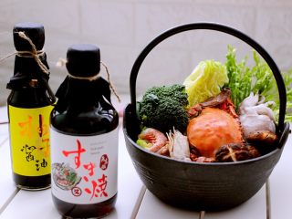 23、什锦海鲜寿喜锅,成品一