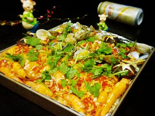 30、烤三鲜拼盘,成品图，