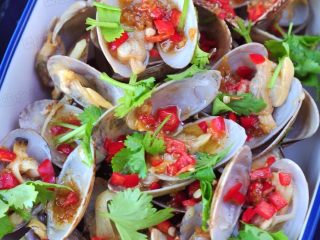 13、蒜蓉蛤蜊,完成后的成品。