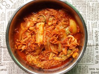 16、Diy 正宗韩国辣白菜,美味可口的辣白菜就腌制好啦!