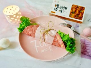 20、暖萌甜咖喱鸡肉卷饼,剩余的面饼可以冻在冰箱里，要吃的时候拿出来蒸一蒸就可以用了。