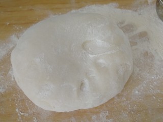 12、驴肉烧卖,用开水烫面，边加边搅拌（忘记拍照了），和好的面。