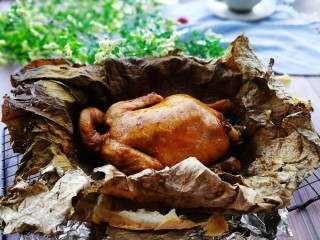 32、家庭版--叫花鸡,成品图，快快来一块品尝济公爱吃的叫花鸡吧，✌✌✌✌????????????????