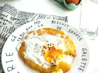 14、创意南瓜米饭煎蛋饼,可以吃啦