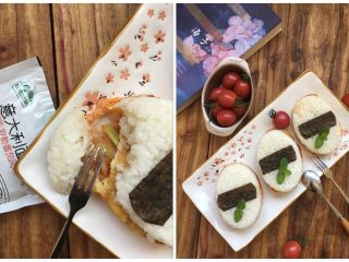 6、孩子最喜欢的造型寿司来啦,酸甜可口的寿司，中间是酱、鸡蛋和蔬菜，特别的美味哟！