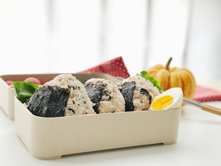 7、#明天吃什么？#吞拿鱼饭团便当,成品图