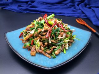 18、豆芽爆炒小肉丝,美味的怀念的味道，主要是肉桂粉的味道突出这道菜的美味，特别下饭，喜欢就收藏吧！