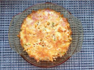 16、香烤芝士土豆泥炒饭,出炉啦！