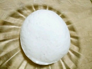 11、肉夹馍,和好的发面盖保鲜膜放在一边醒发（冬天醒发的时间要长一些，夏天一般40分钟至1小时）