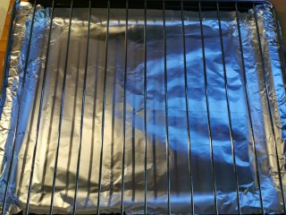 12、蜜汁叉烧肉（烤箱版）,烤盘铺锡纸，上面放烤架