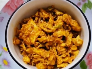 14、葱花鸡蛋酱,做好的葱好鸡蛋酱