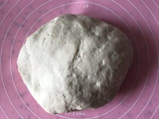 10、芝麻蜂蜜包,取出发酵后的面团 将空气揉出 