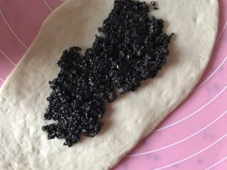 19、芝麻蜂蜜包,准备卷起来 像卷寿司一样