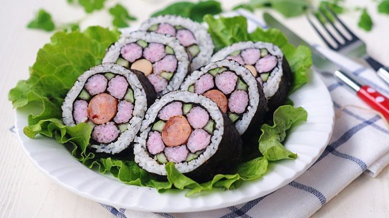 花朵寿司——小朋友最爱哦