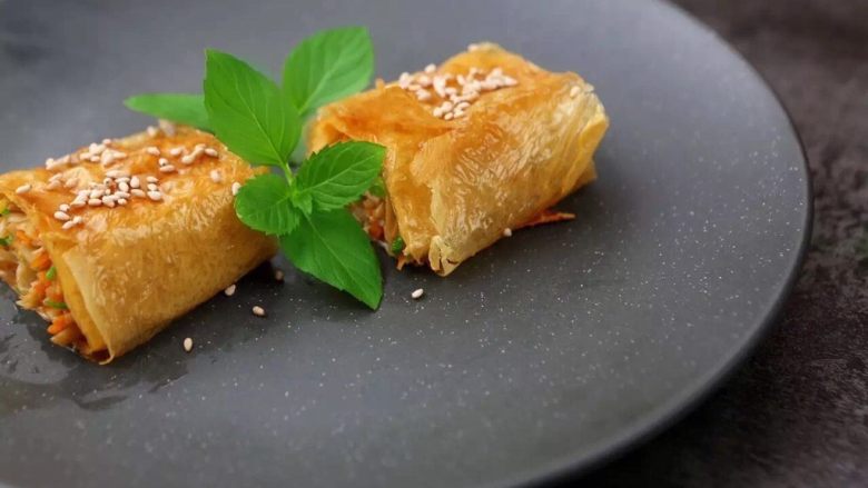 有个省事的招做豆腐皮我好像瘦不下去了……腐皮杂蔬卷