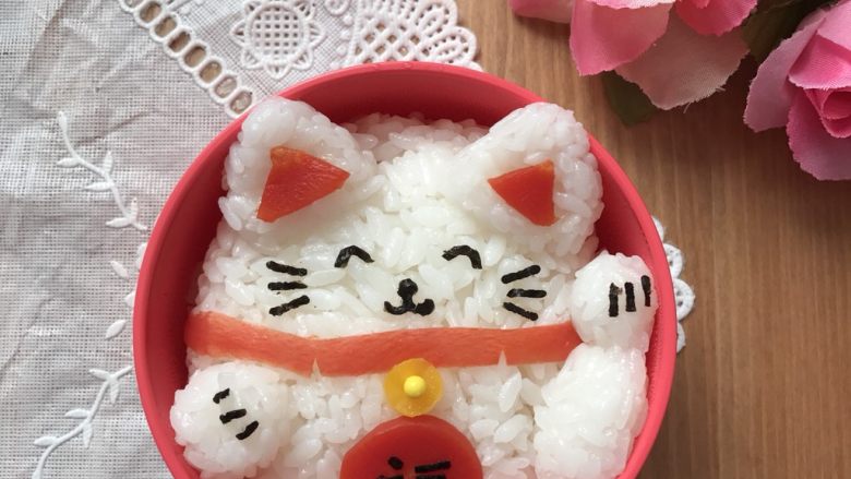 招财猫便当饭团