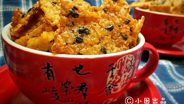 海苔锅巴剩米饭的华丽转