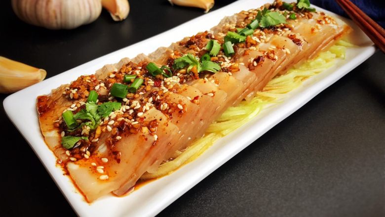 无肉不欢蒜泥白肉