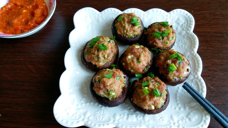 香菇肉丸可蒸可烤