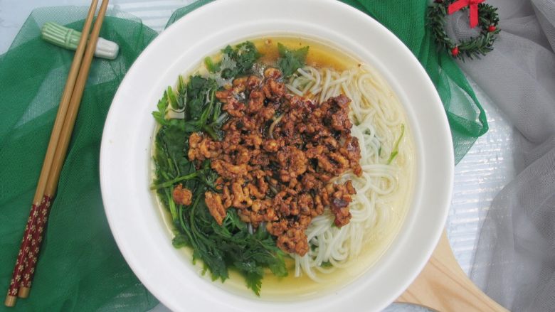 清火米线菊花脑肉沫米线