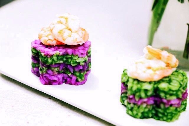紫甘蓝茼蒿寿司饭