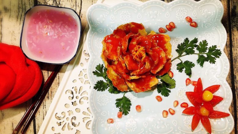 吃掉一朵花牡丹鱼