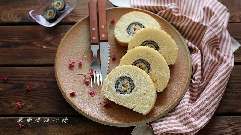 寿司面包卷来个口味丰富的咸面包换换口味