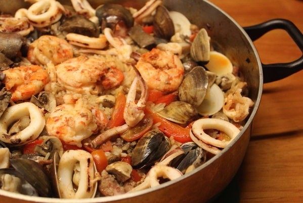 香甜米饭西班牙海鲜饭