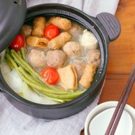 砂锅丸子粉丝汤