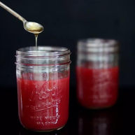 纯醇的覆盆子果蓉