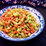 家常肉末炒豆角