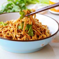 家常拌豆腐丝好吃的两个要点