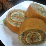 香蕉核桃蛋糕卷