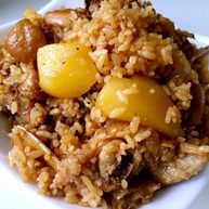 土豆鸡块焖饭