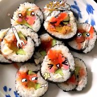 青瓜火腿腊鱼寿司