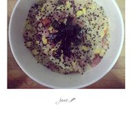 电饭煲火腿煲仔饭