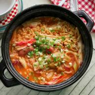 自制芝士年糕火锅