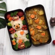 咖喱牛肉小熊便当