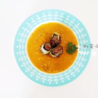 清蒸牛肉海苔包菜卷南瓜蘑菇汤