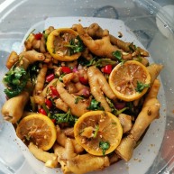 百香果柠檬鸡爪