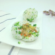 绿色美食营养饭团