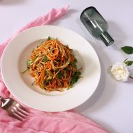 胡萝卜拌鸡蛋豆腐干