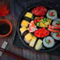 简易版寿司拼盘