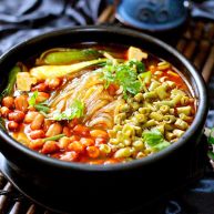 绿色美食酸辣粉