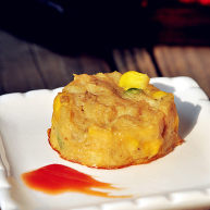 创意西餐让小朋友喜爱的烤鳕鱼饼