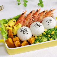 鲜虾时蔬饭团便当